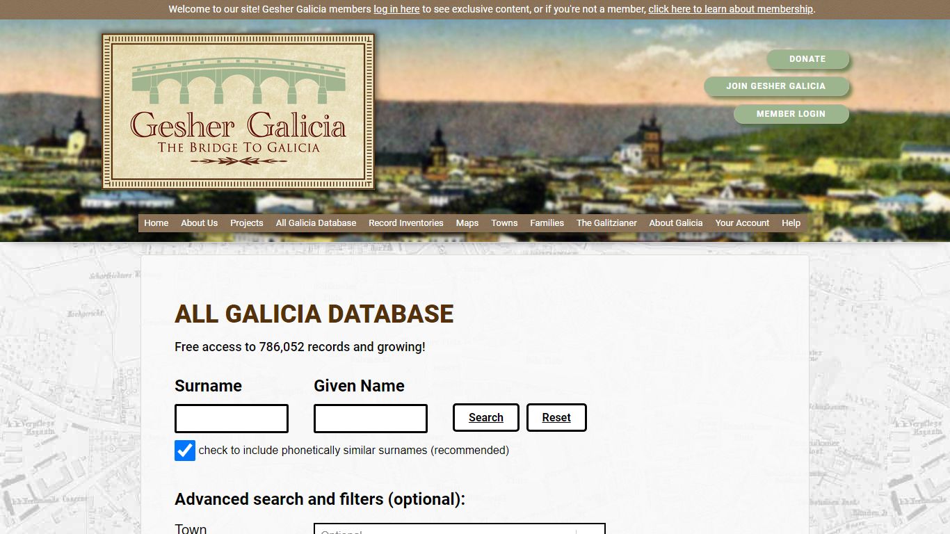 The All Galicia Database // Gesher Galicia // Researching ...